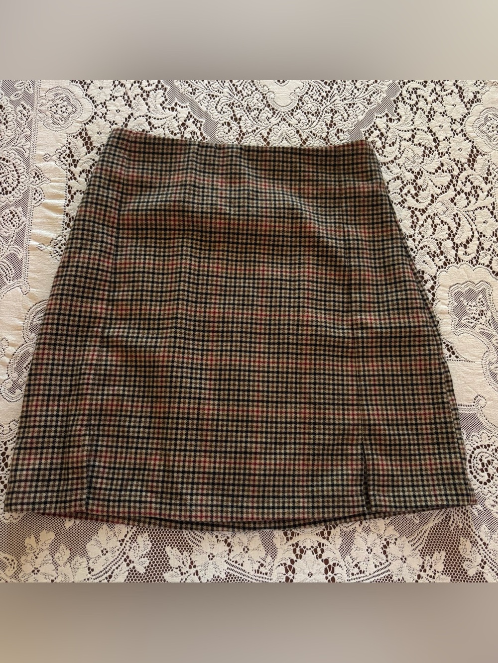 plaid brandy melville skirt